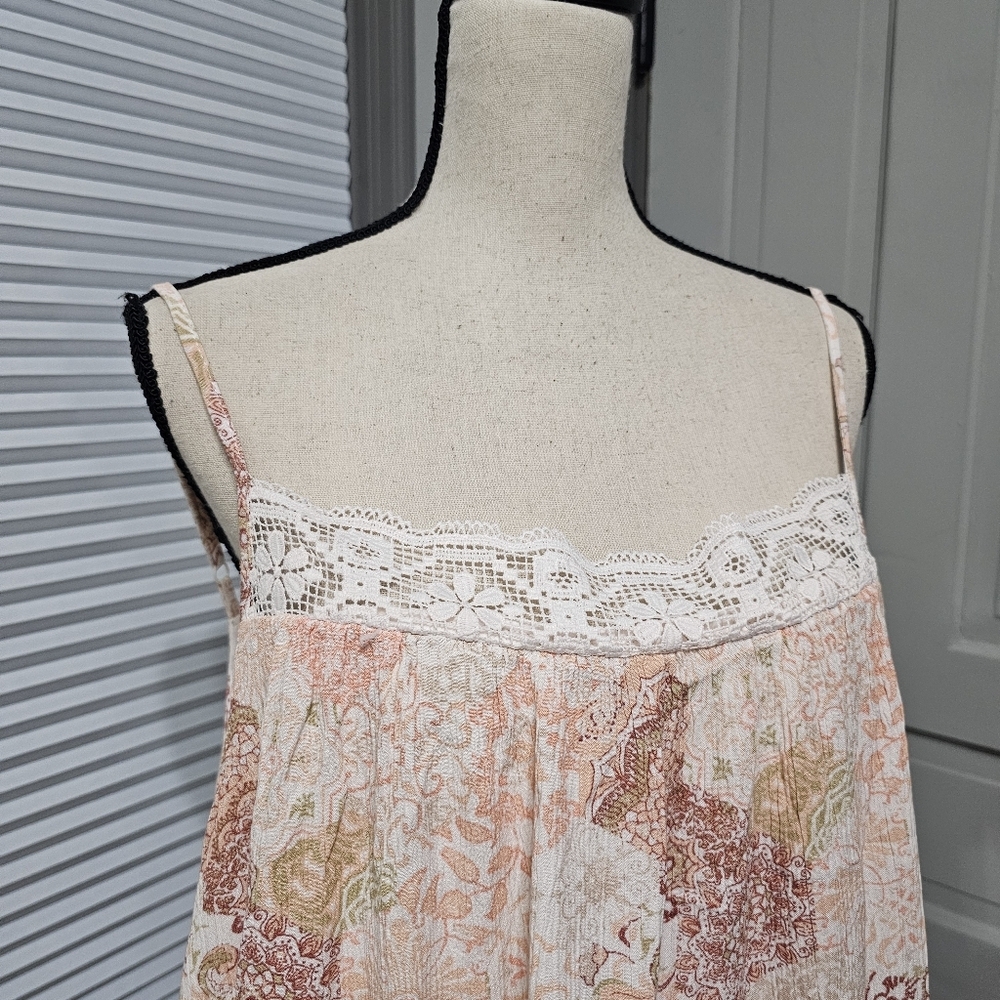 Wallflower Dusty Pink Bohemian Tiered Dress - Picture 3 of 6